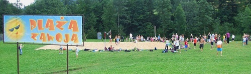 piaszczysta plaza, plazowisko babiogorskie
